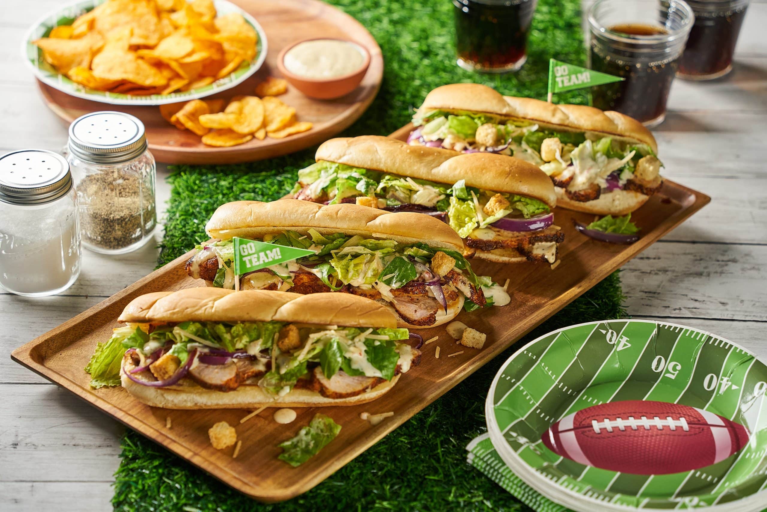 Game Day Pork Sandwich with Creamy Truffle Caesar - Fresh Express