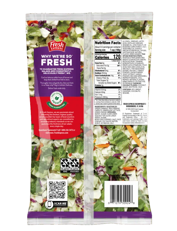 Thai ‘N’ Cashews Chopped Salad Kit