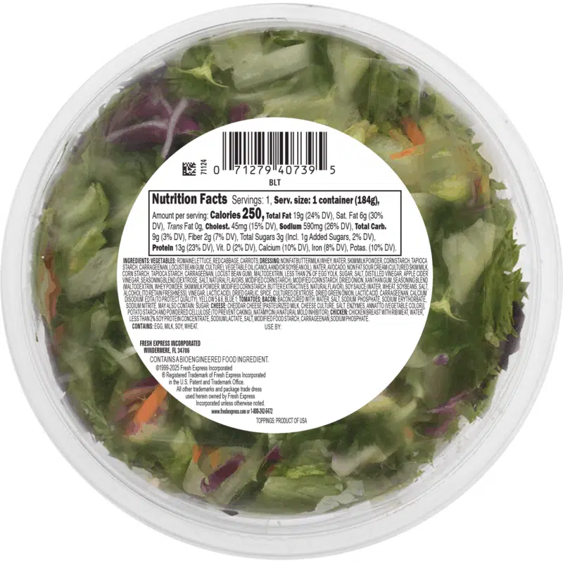 Gourmet Cafe Salads® BLT Salad Kit