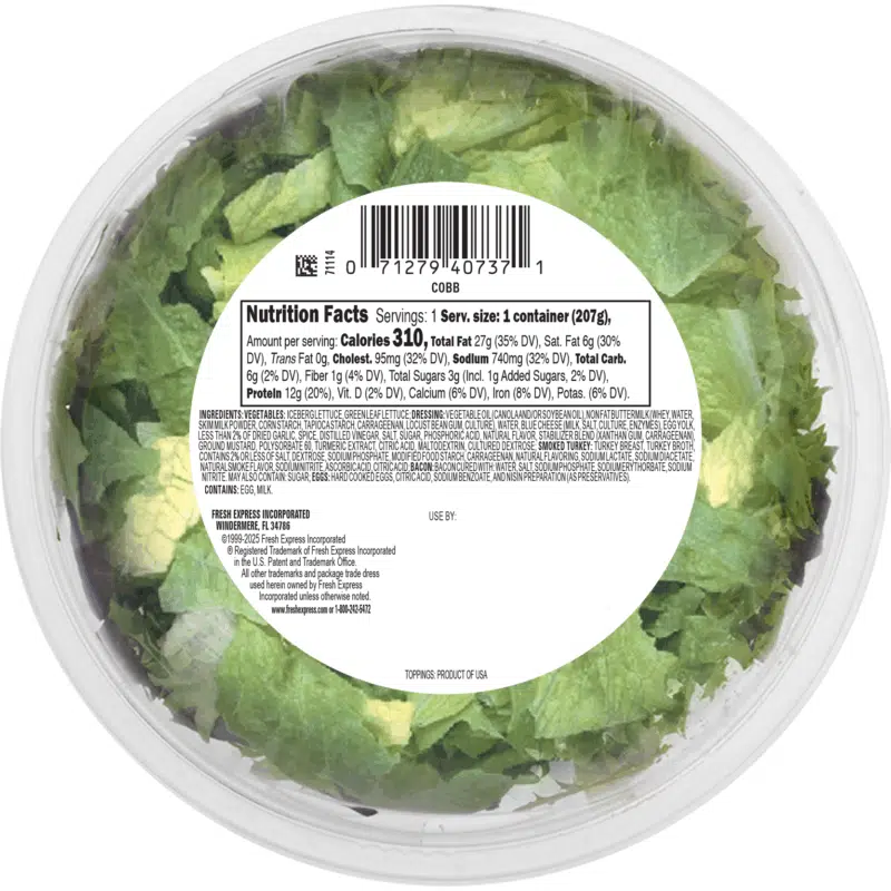 Gourmet Cafe Salads® Cobb Salad Kit