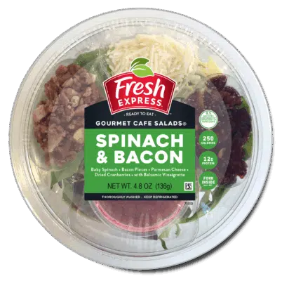 Gourmet Cafe Salads® Spinach & Bacon