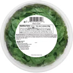 Gourmet Cafe Salads® Spinach & Bacon