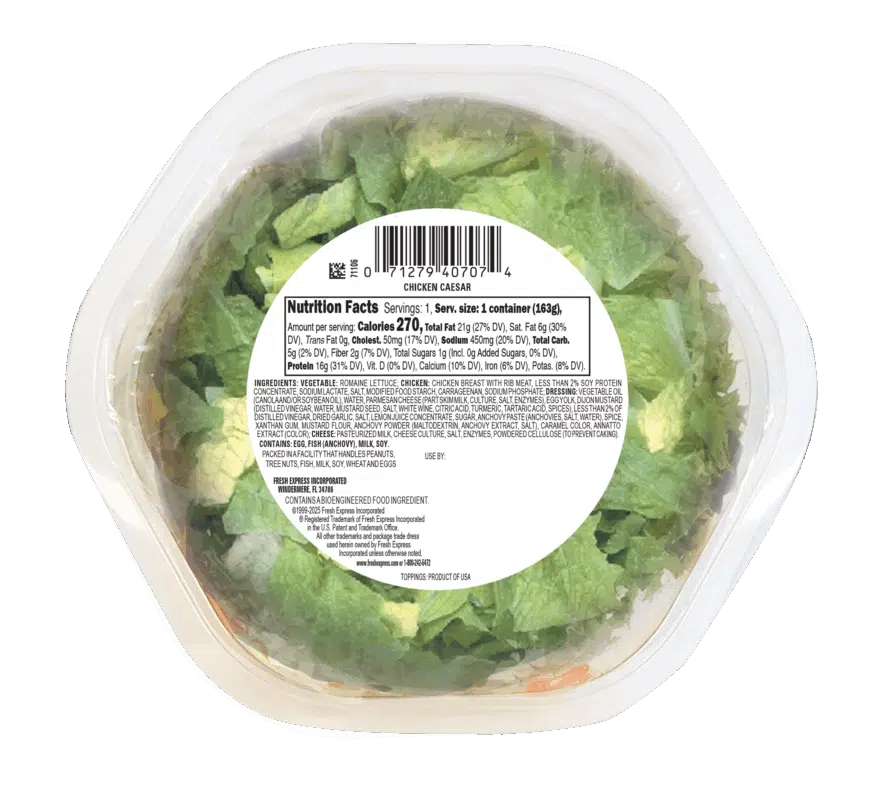Gourmet Cafe Salads® Chicken Caesar Salad Kit