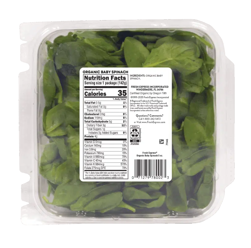 Baby Spinach Organic