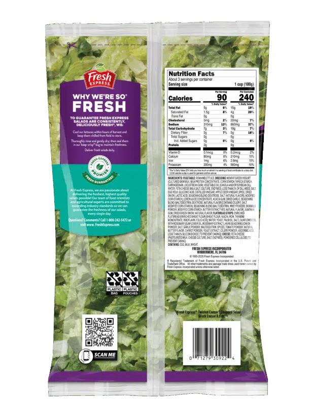 Twisted Caesar Greek Caesar Chopped Salad Kit