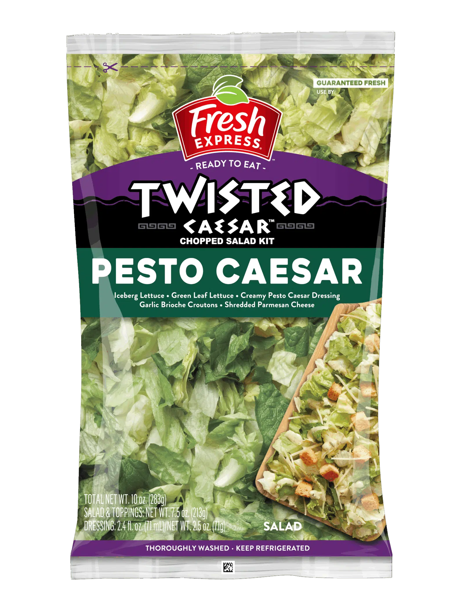 Twisted Pesto Caesar Chopped Salad Kit
