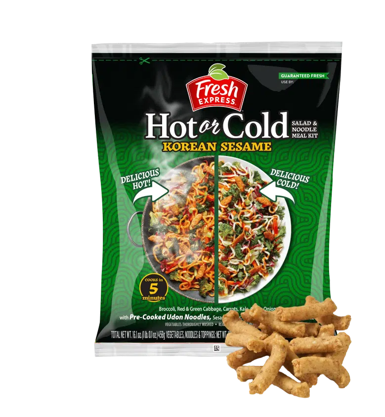 DISCOVER NEW KOREAN SESAME HOT OR COLD SALAD AND NOODLE MEAL KIT!