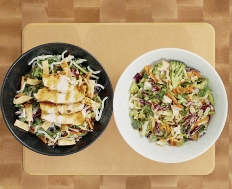 Asian Sweet Ginger Hot or Cold Salad and Noodle Meal Kit Made Easy