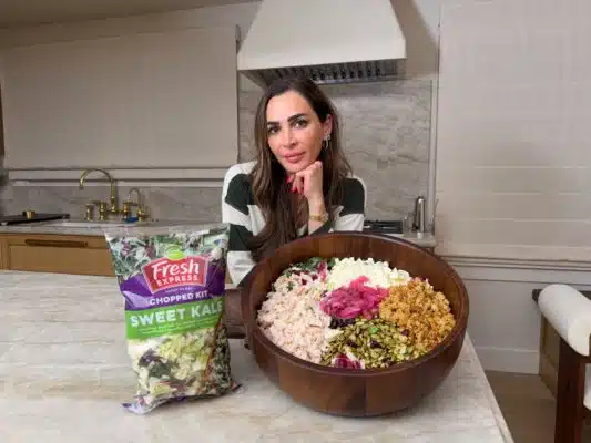 Recipe by Nicole Keshishian - Crispy Quinoa Sweet Kale Salad