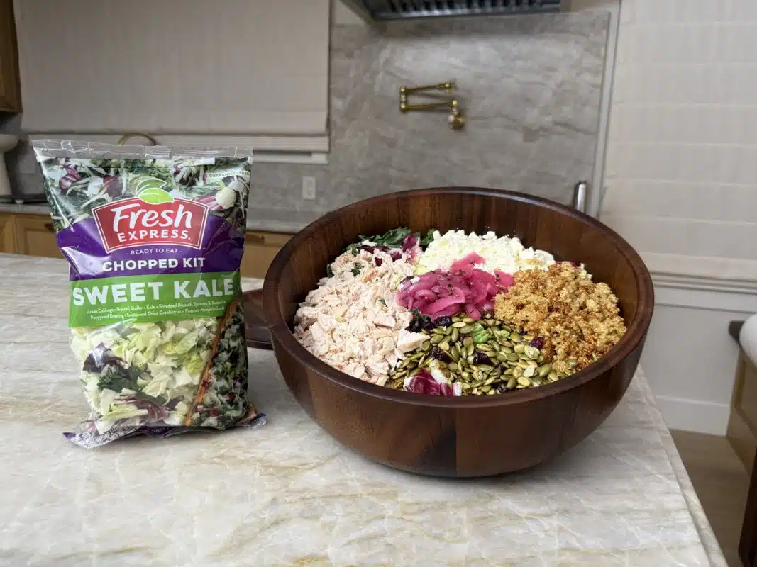 Recipe by Nicole Keshishian - Crispy Quinoa Sweet Kale Salad
