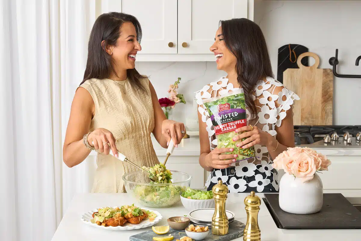 Recipe by Alia & Radwa Elkaffas - Twisted Creamy Truffle Caesar - Chicken