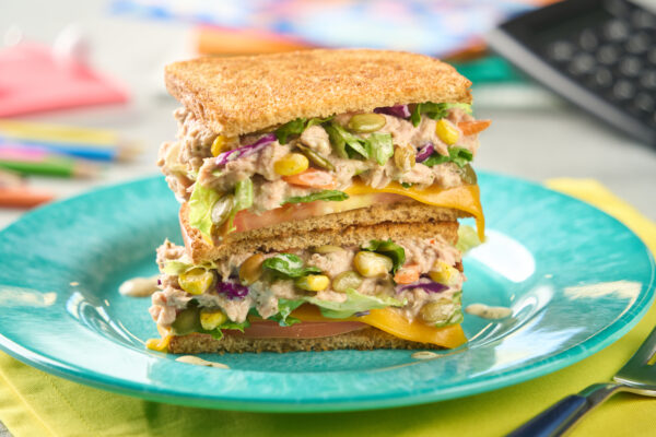 Easy Back-To-School Tuna Melt with Creamy Goddess