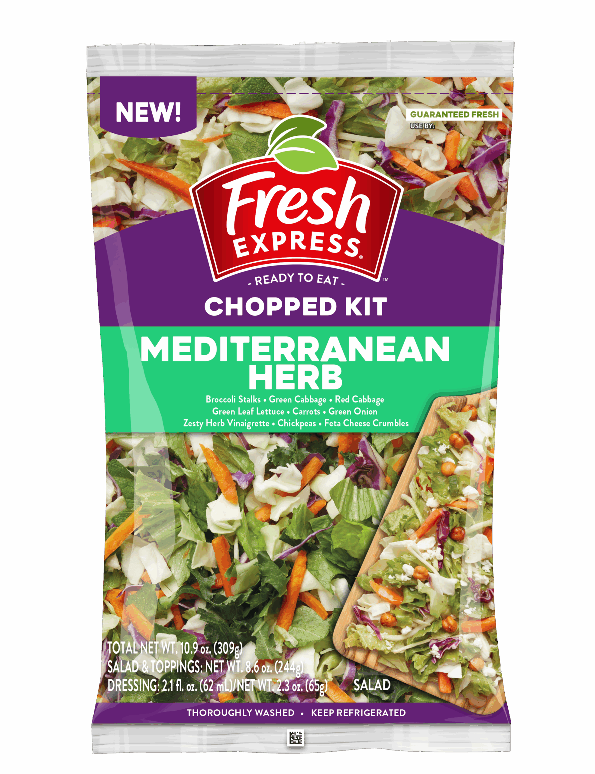 【4CD】MAESTRO FRESH WES セット Mediterranean Herb Chopped Salad Kit™ - Fresh Express