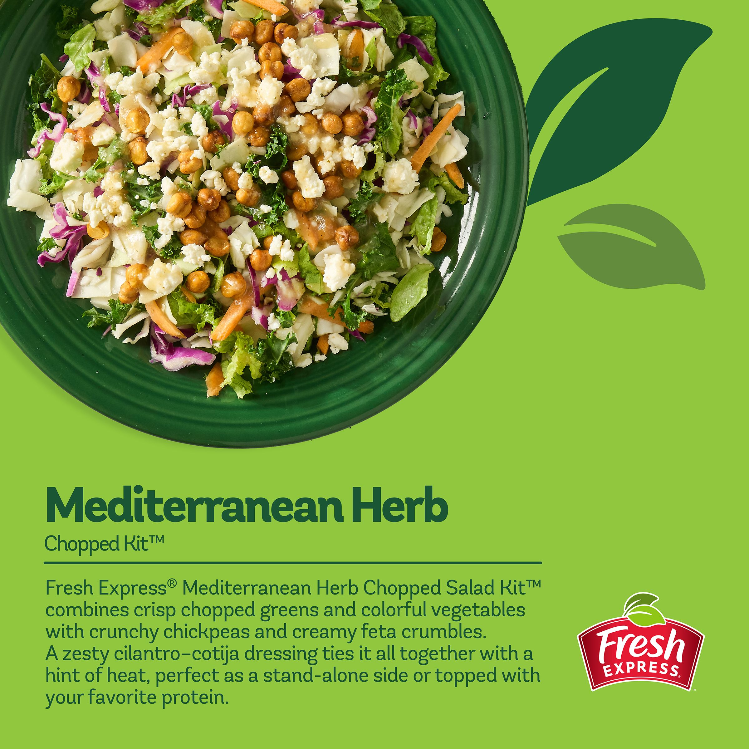 Mediterranean Herb Chopped Salad Kit - Fresh Express