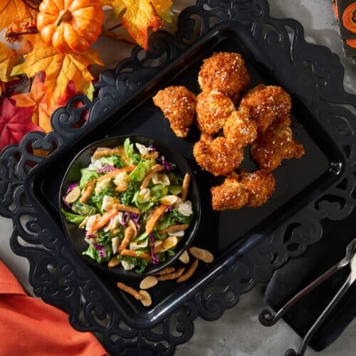 Gluten-Free Korean BBQ Cauliflower Bites with Orange Sesame