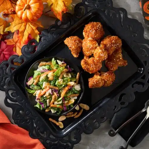 Gluten-Free Korean BBQ Cauliflower Bites with Orange Sesame