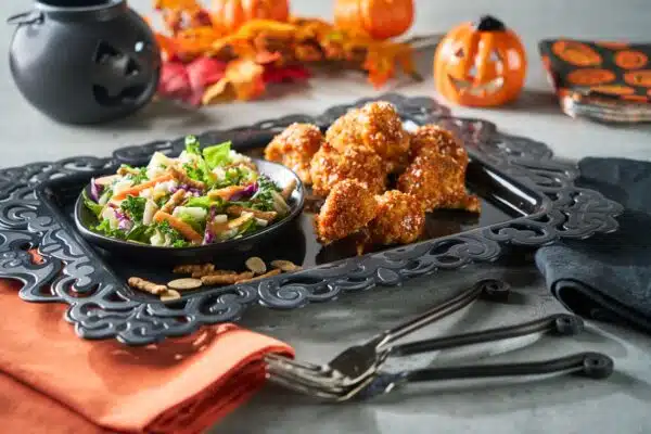 Gluten-Free Korean BBQ Cauliflower Bites with Orange Sesame