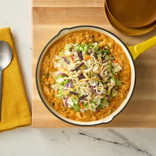 Chicken Enchilada Dip with Southwest Crunch