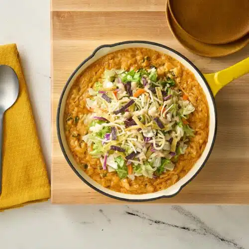Chicken Enchilada Dip with Southwest Crunch