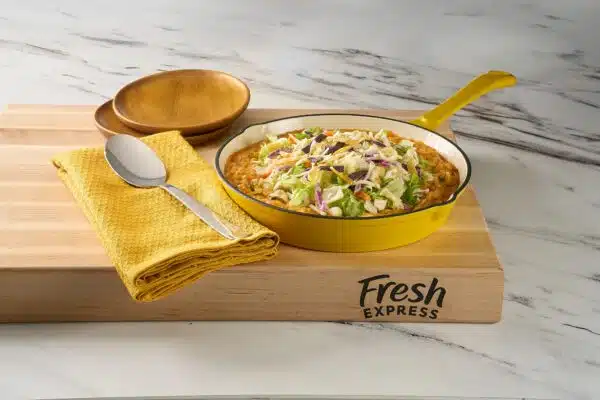Chicken Enchilada Dip with Southwest Crunch