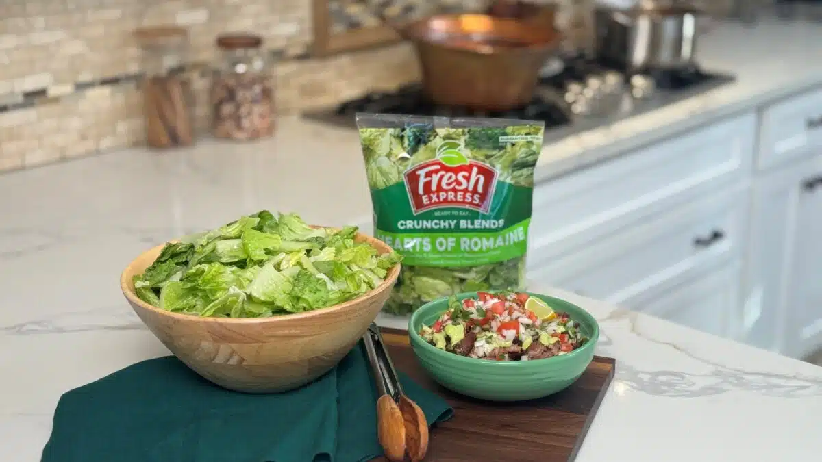 Recipe by Jenny Martinez Carnitas Avocado Cilantro Romaine Salad
