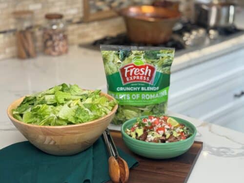 Recipe by Jenny Martinez Carnitas Avocado Cilantro Romaine Salad