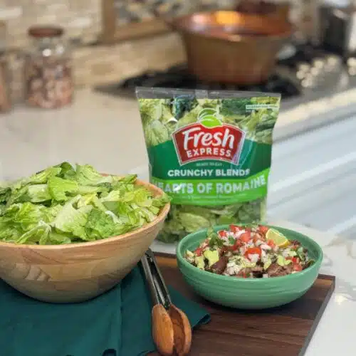 Recipe by Jenny Martinez - Carnitas Avocado Cilantro Romaine Salad