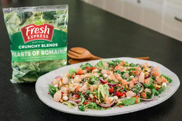 Italian Chopped Salad with Shrimp Tiffani Thiessen