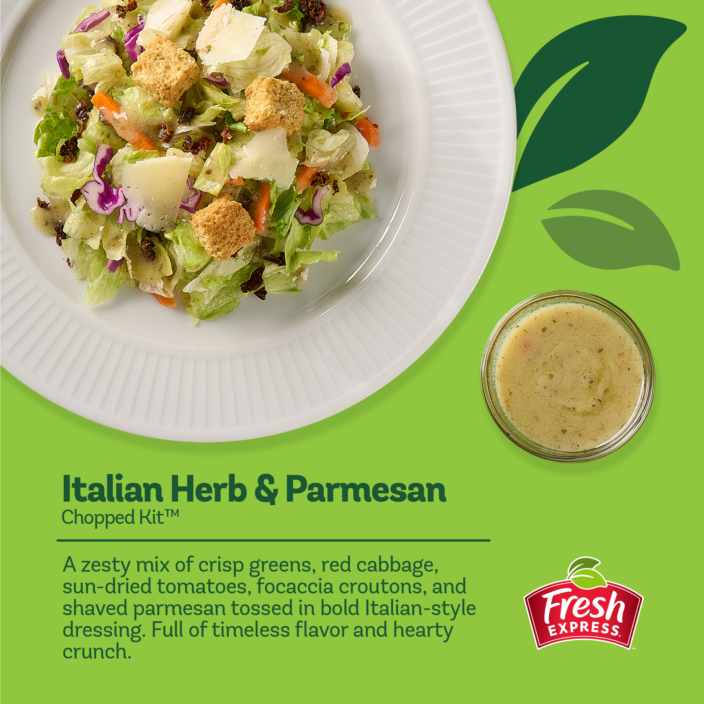 Italian Herb & Parmesan Chopped Salad Kit - Fresh Express