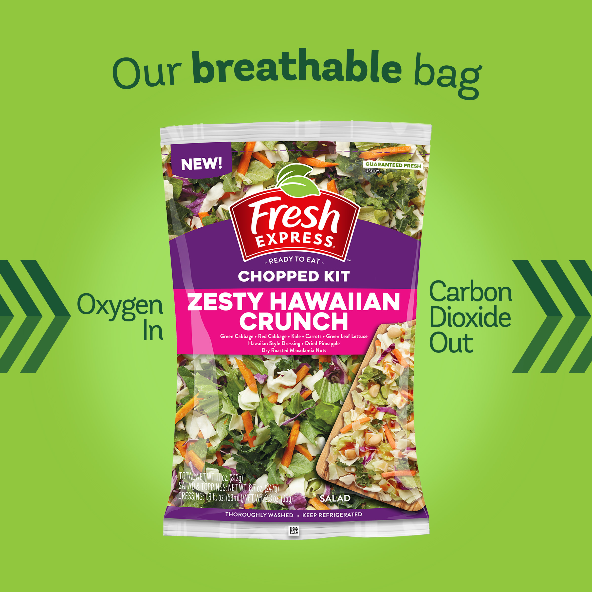 Zesty Hawaiian Crunch Chopped Salad Kit - Fresh Express