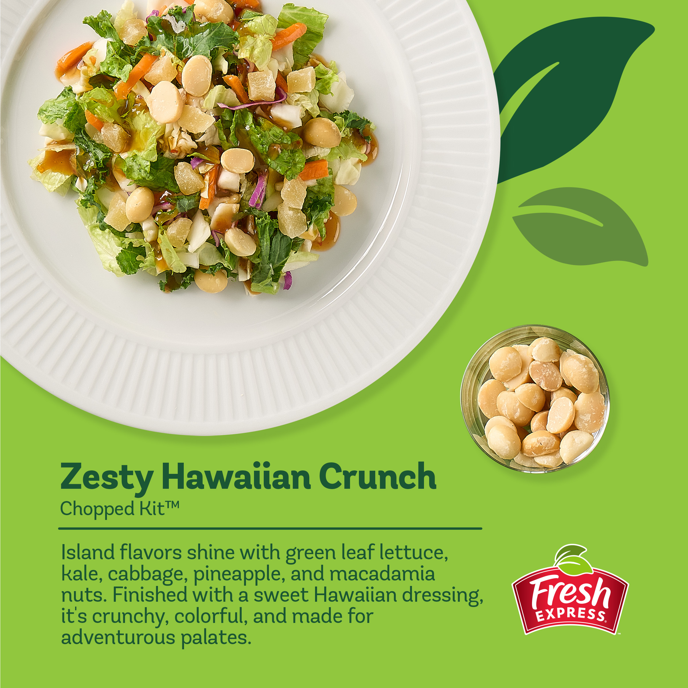 Zesty Hawaiian Crunch Chopped Salad Kit - Fresh Express