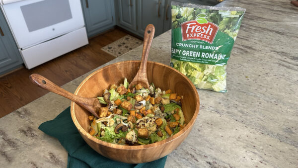 Recipe by Steph Grasso - Roasted Veggie Winter Salad with Tofu