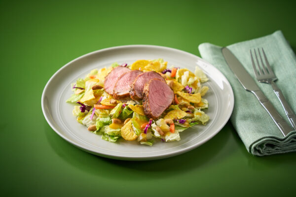 Caribbean Pork Tenderloin with Fresh Express® Tropical Mango Crunch