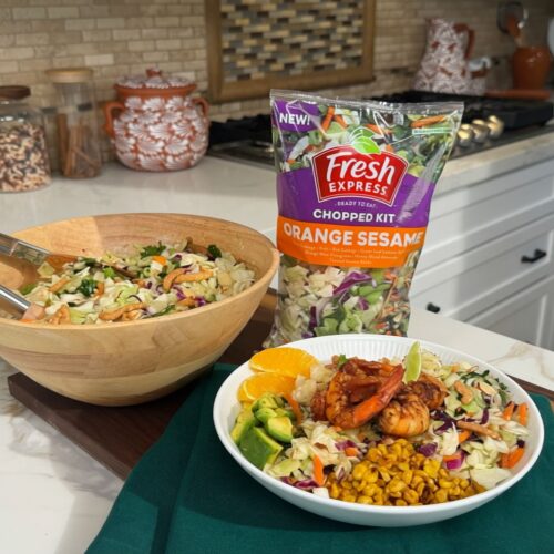 Recipe by Jenny Martinez - Baja Shrimp Orange Sesame Crunch Bowl
