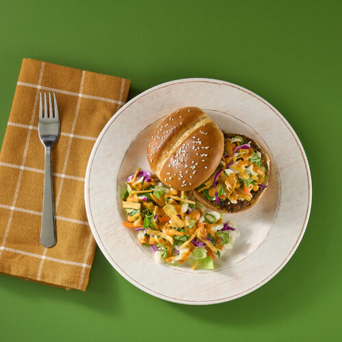 Chipotle Pumpkin Black Bean Burger