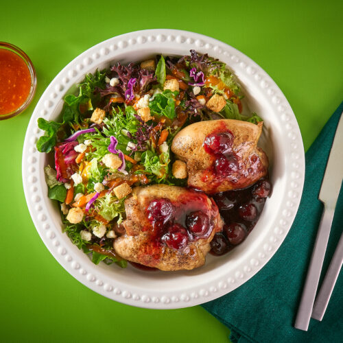 Cherry Glazed Chicken Thighs