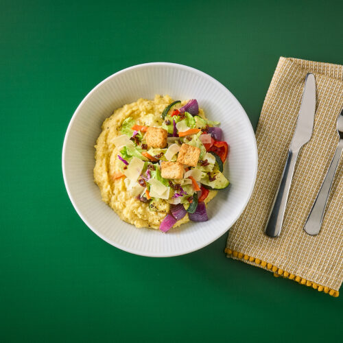 Roasted Veggie Polenta Bowl with Italian Herb & Parmesan Kit
