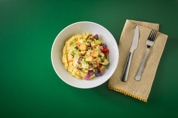 Roasted Veggie Polenta Bowl with Italian Herb & Parmesan Kit
