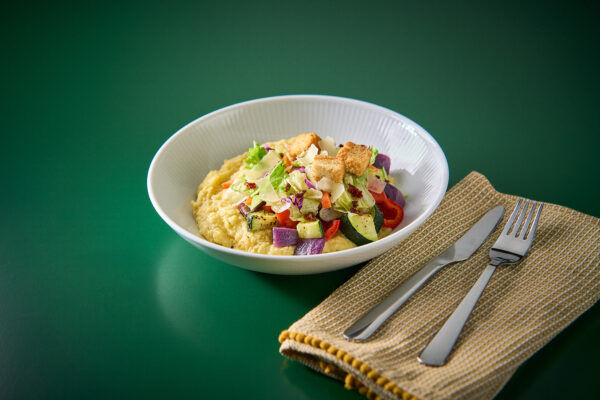 Roasted Veggie Polenta Bowl with Italian Herb & Parmesan Kit